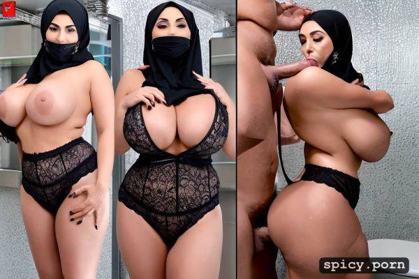 Thick body, sucking 2 dicks, face ditailed 4k, huge boobs syrian arab lady - spicy.porn - Syria on pornsimulated.com