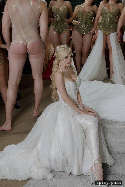 Real natural colors ultra detailed detalied position groom laughs on her tickle her in the ass very good with his huge bulging dick right in her round ass on his drunk bored adulteress bride who like standing in gangbang a lot - spicy.porn on pornsimulated.com