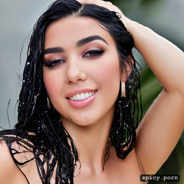 Looking at camera, full body, long straight hair, fit body, dua lipa - spicy.porn on pornsimulated.com