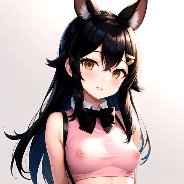 1girl Aardvark Kemono Friends Animal Ears Bare Shoulders Black Bow Black Bowtie Black Hair Bow Bowtie Breasts Brown Eyes Cropped, 52956472 - AIHentai - aihentai.co on pornsimulated.com