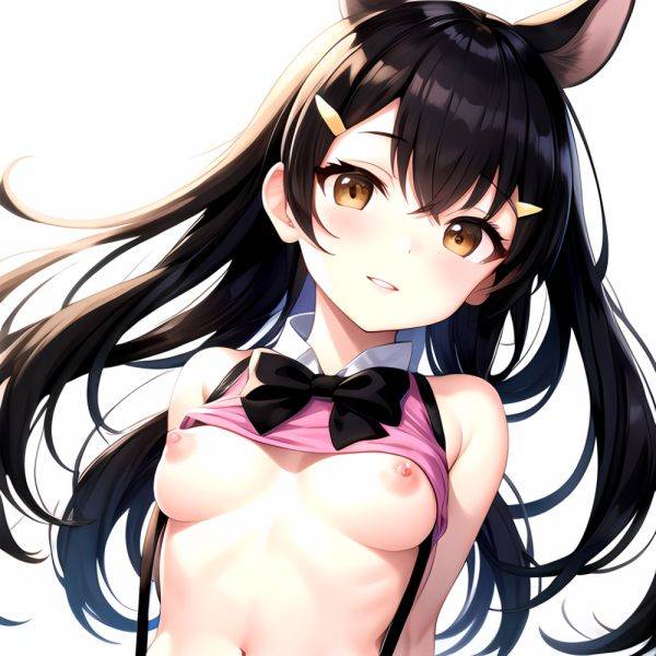 1girl Aardvark Kemono Friends Animal Ears Bare Shoulders Black Bow Black Bowtie Black Hair Bow Bowtie Breasts Brown Eyes Cropped, 1260591780 - AIHentai - aihentai.co on pornsimulated.com