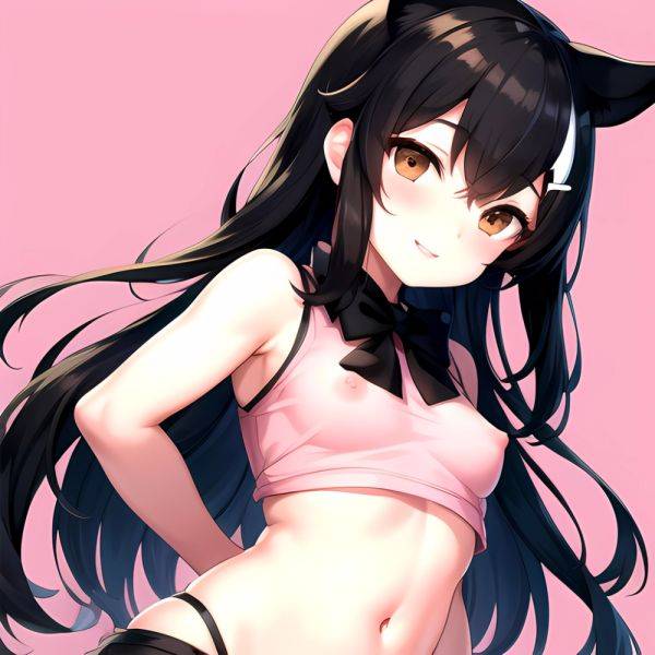 1girl Aardvark Kemono Friends Animal Ears Bare Shoulders Black Bow Black Bowtie Black Hair Bow Bowtie Breasts Brown Eyes Cropped, 1295983679 - AIHentai - aihentai.co on pornsimulated.com