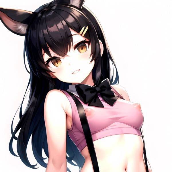 1girl Aardvark Kemono Friends Animal Ears Bare Shoulders Black Bow Black Bowtie Black Hair Bow Bowtie Breasts Brown Eyes Cropped, 1711176819 - AIHentai - aihentai.co on pornsimulated.com