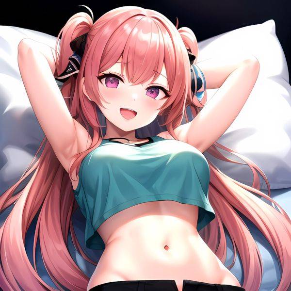 1girl D Absurdres Armpits Arms Behind Head Azur Lane Blush Breasts Bremerton Azur Lane Crop Top Highres Large Breasts Looking, 2952742704 - AIHentai - aihentai.co on pornsimulated.com