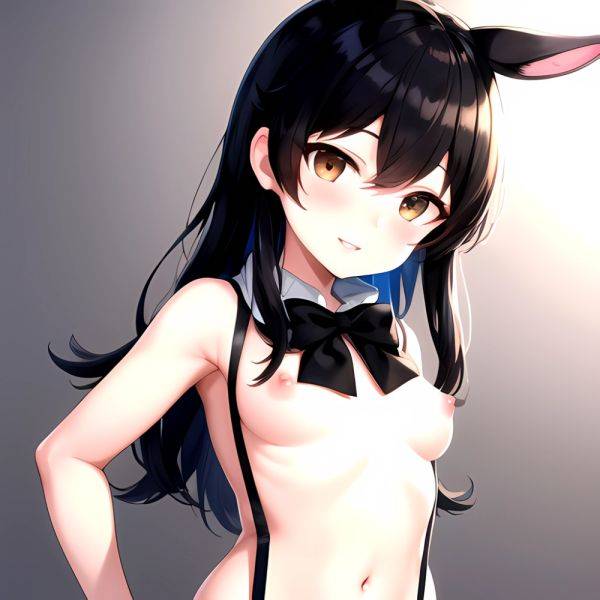 1girl Aardvark Kemono Friends Animal Ears Bare Shoulders Black Bow Black Bowtie Black Hair Bow Bowtie Breasts Brown Eyes Cropped, 2999602772 - AIHentai - aihentai.co on pornsimulated.com
