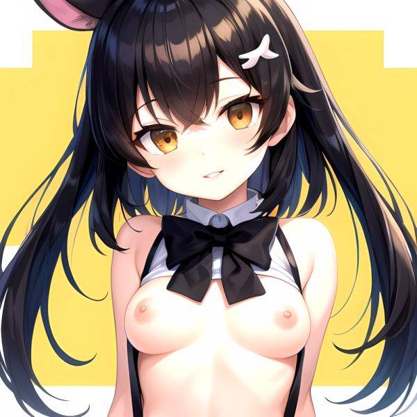 1girl Aardvark Kemono Friends Animal Ears Bare Shoulders Black Bow Black Bowtie Black Hair Bow Bowtie Breasts Brown Eyes Cropped, 3084368631 - AIHentai - aihentai.co on pornsimulated.com