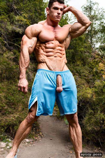 Sinewy legs, high res testament to the irresistible allure of muscle bound perfection - spicy.porn on pornsimulated.com