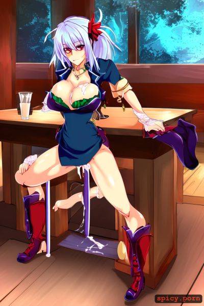 Style hentai, boot trampling cum on table - spicy.porn on pornsimulated.com