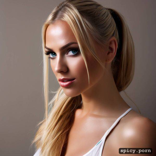 Young face, natural tits, teen, long ponytail hair, athletic - spicy.porn on pornsimulated.com
