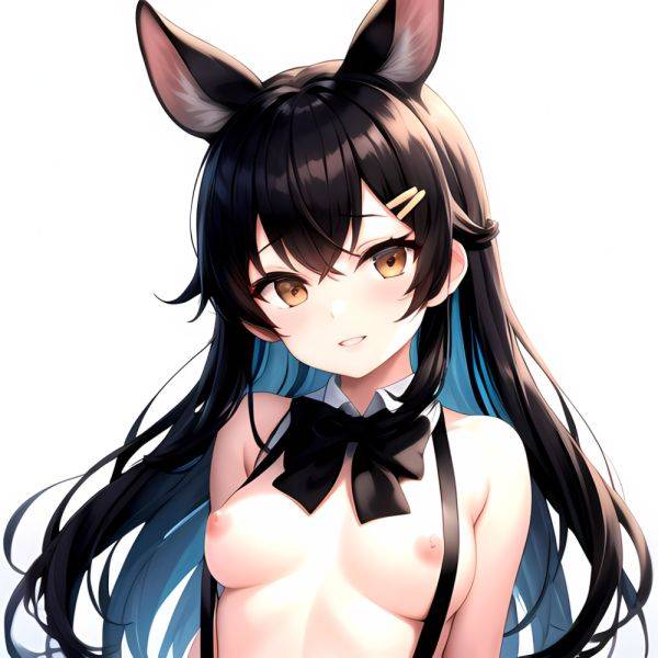 1girl Aardvark Kemono Friends Animal Ears Bare Shoulders Black Bow Black Bowtie Black Hair Bow Bowtie Breasts Brown Eyes Cropped, 3039251598 - AIHentai - aihentai.co on pornsimulated.com