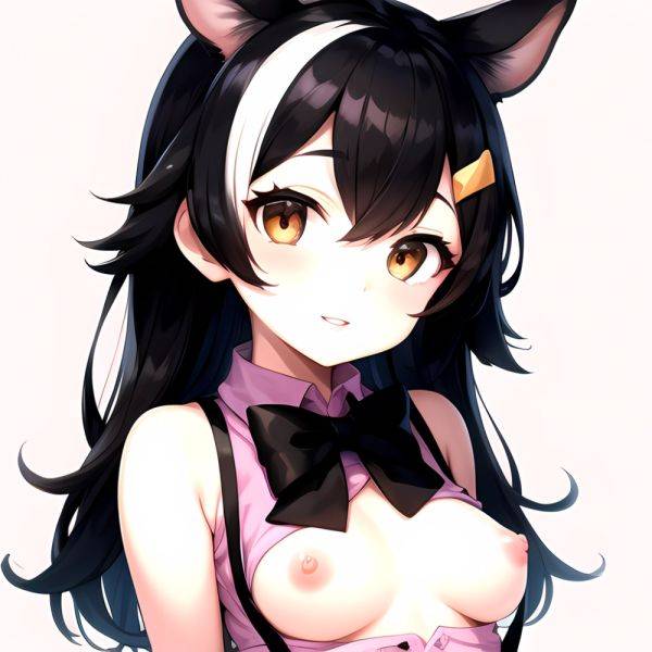 1girl Aardvark Kemono Friends Animal Ears Bare Shoulders Black Bow Black Bowtie Black Hair Bow Bowtie Breasts Brown Eyes Cropped, 3081918855 - AIHentai - aihentai.co on pornsimulated.com