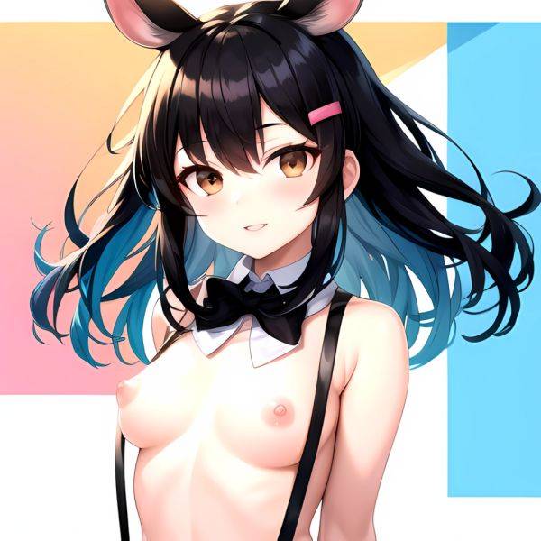 1girl Aardvark Kemono Friends Animal Ears Bare Shoulders Black Bow Black Bowtie Black Hair Bow Bowtie Breasts Brown Eyes Cropped, 3447657968 - AIHentai - aihentai.co on pornsimulated.com