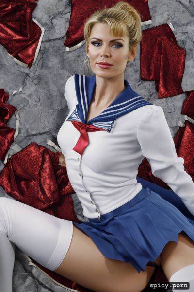 Portrait, sailor school uniform, pink nipples, upskirt, sailormoon - spicy.porn on pornsimulated.com