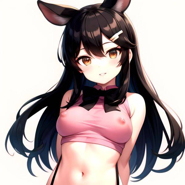 1girl Aardvark Kemono Friends Animal Ears Bare Shoulders Black Bow Black Bowtie Black Hair Bow Bowtie Breasts Brown Eyes Cropped, 4279336981 - AIHentai - aihentai.co on pornsimulated.com
