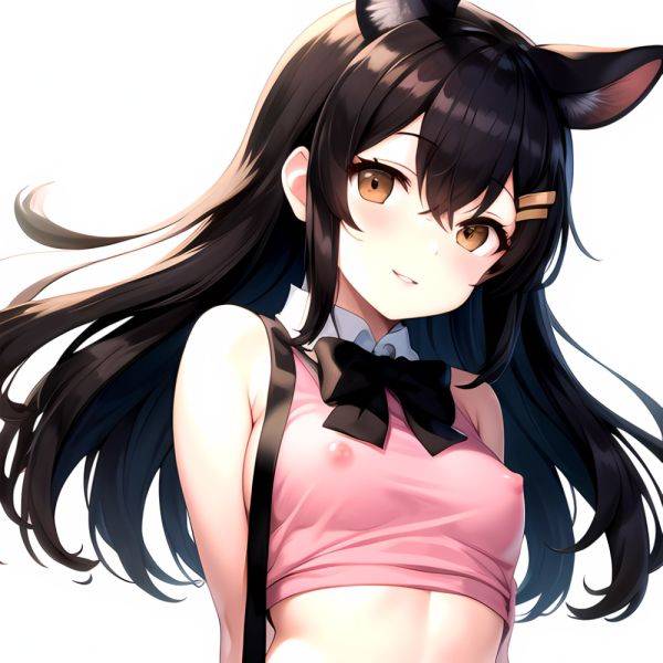 1girl Aardvark Kemono Friends Animal Ears Bare Shoulders Black Bow Black Bowtie Black Hair Bow Bowtie Breasts Brown Eyes Cropped, 3346140092 - AIHentai - aihentai.co on pornsimulated.com