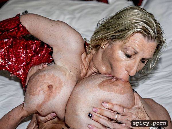 Ultrarealistic 13, dramatic 1 exhausted expression2, imagine 38 years old dutch politician lilian marijnissen is sucking on her girlfriends busty breast 12 beautiful gorgeous face - spicy.porn - Netherlands on pornsimulated.com
