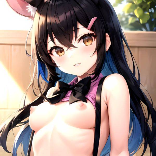 1girl Aardvark Kemono Friends Animal Ears Bare Shoulders Black Bow Black Bowtie Black Hair Bow Bowtie Breasts Brown Eyes Cropped, 3606179831 - AIHentai - aihentai.co on pornsimulated.com