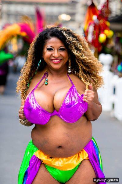Huge natural boobs, 58 yo beautiful performing mardi gras street dancer - spicy.porn on pornsimulated.com