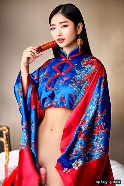 Teen, traditional chinese clothes, chinese ethnicity, showing penis - spicy.porn - China on pornsimulated.com