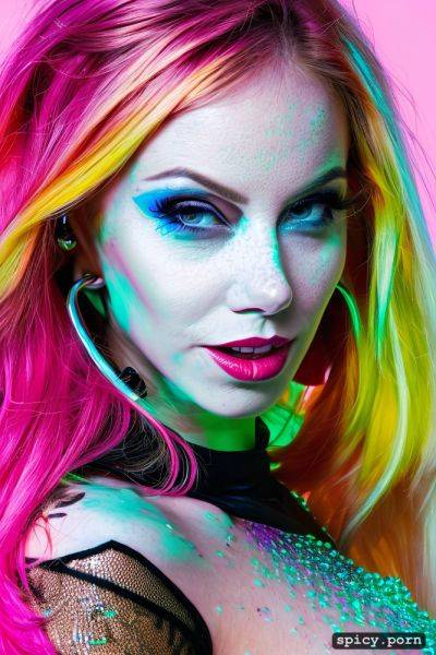 Emma stone has c cup boobs, neon lights, long hair, high makeup - spicy.porn on pornsimulated.com