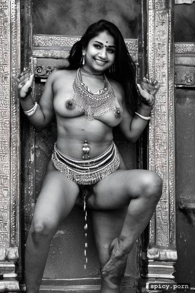 Stiff long nipples, 40yo, hindu temple, full front view, nipple ring - spicy.porn on pornsimulated.com