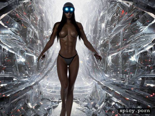Wearing a mind control helmet with face visible, cute face, centered - spicy.porn on pornsimulated.com