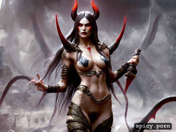 Female demon, fantasy, gameplay, naked, diablo, hell, lilith - spicy.porn on pornsimulated.com