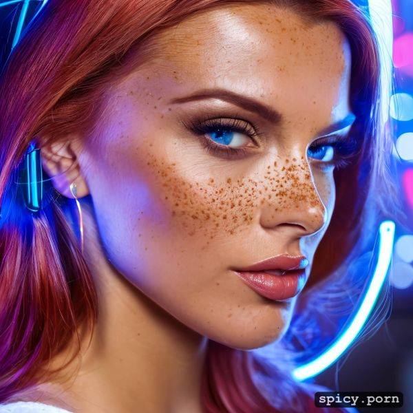 An extremely beautiful redhead scandinavian female humanoid with freckled cheeks - spicy.porn on pornsimulated.com
