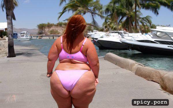 Big ass, thick thighs, tan lines, ginger hair, cleavage, ssbbw - spicy.porn on pornsimulated.com