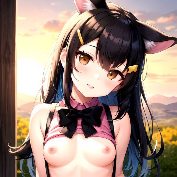 1girl Aardvark Kemono Friends Animal Ears Bare Shoulders Black Bow Black Bowtie Black Hair Bow Bowtie Breasts Brown Eyes Cropped, 4029400955 - AIHentai - aihentai.co on pornsimulated.com