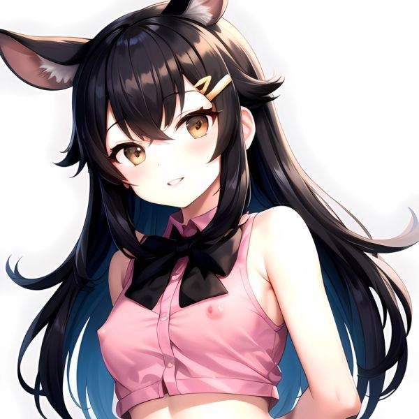 1girl Aardvark Kemono Friends Animal Ears Bare Shoulders Black Bow Black Bowtie Black Hair Bow Bowtie Breasts Brown Eyes Cropped, 2579917940 - AIHentai - aihentai.co on pornsimulated.com
