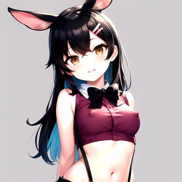 1girl Aardvark Kemono Friends Animal Ears Bare Shoulders Black Bow Black Bowtie Black Hair Bow Bowtie Breasts Brown Eyes Cropped, 1352088965 - AIHentai - aihentai.co on pornsimulated.com