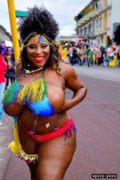 Huge natural boobs, 58 yo beautiful performing mardi gras street dancer - spicy.porn on pornsimulated.com