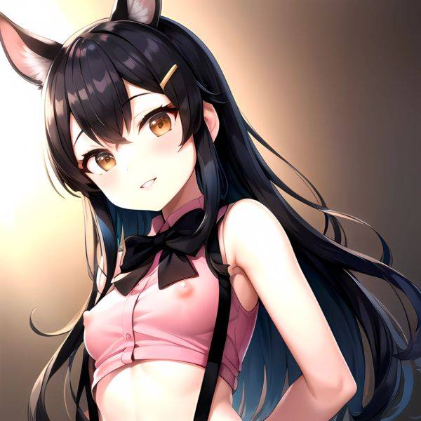 1girl Aardvark Kemono Friends Animal Ears Bare Shoulders Black Bow Black Bowtie Black Hair Bow Bowtie Breasts Brown Eyes Cropped, 2288591629 - AIHentai - aihentai.co on pornsimulated.com