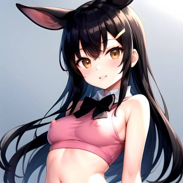 1girl Aardvark Kemono Friends Animal Ears Bare Shoulders Black Bow Black Bowtie Black Hair Bow Bowtie Breasts Brown Eyes Cropped, 2143018129 - AIHentai - aihentai.co on pornsimulated.com