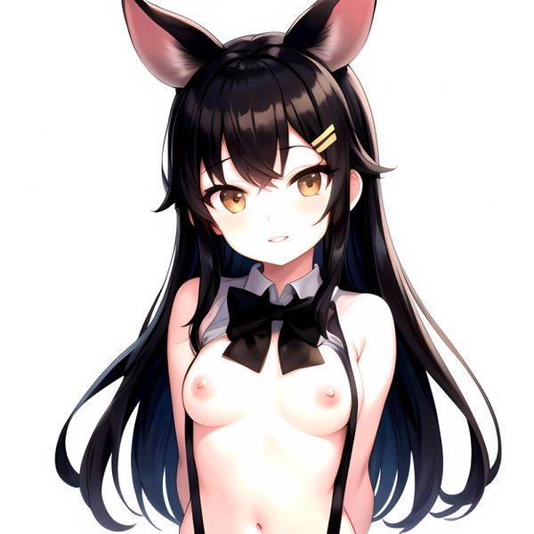 1girl Aardvark Kemono Friends Animal Ears Bare Shoulders Black Bow Black Bowtie Black Hair Bow Bowtie Breasts Brown Eyes Cropped, 3985804586 - AIHentai - aihentai.co on pornsimulated.com