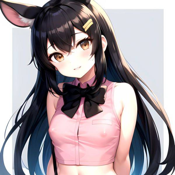 1girl Aardvark Kemono Friends Animal Ears Bare Shoulders Black Bow Black Bowtie Black Hair Bow Bowtie Breasts Brown Eyes Cropped, 1562513275 - AIHentai - aihentai.co on pornsimulated.com