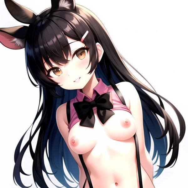 1girl Aardvark Kemono Friends Animal Ears Bare Shoulders Black Bow Black Bowtie Black Hair Bow Bowtie Breasts Brown Eyes Cropped, 3903718618 - AIHentai - aihentai.co on pornsimulated.com