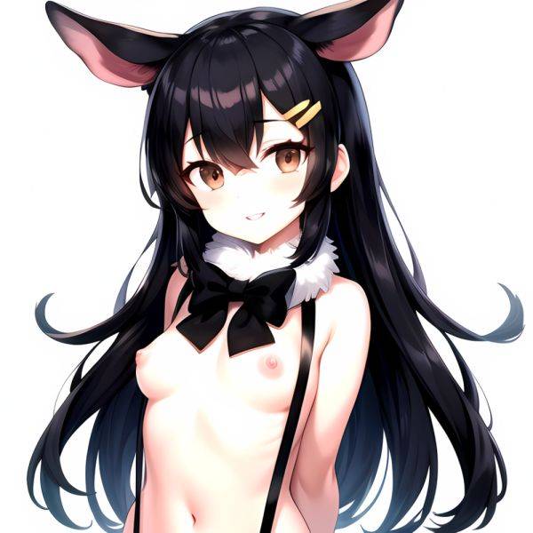 1girl Aardvark Kemono Friends Animal Ears Bare Shoulders Black Bow Black Bowtie Black Hair Bow Bowtie Breasts Brown Eyes Cropped, 2431958123 - AIHentai - aihentai.co on pornsimulated.com