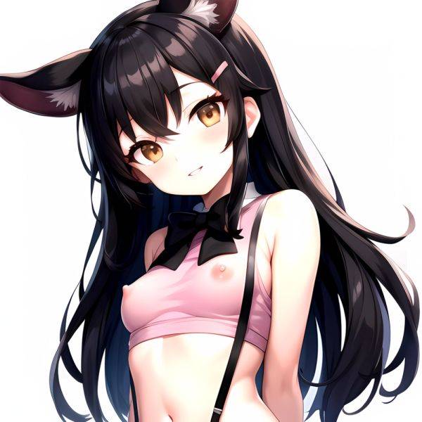 1girl Aardvark Kemono Friends Animal Ears Bare Shoulders Black Bow Black Bowtie Black Hair Bow Bowtie Breasts Brown Eyes Cropped, 2098768787 - AIHentai - aihentai.co on pornsimulated.com