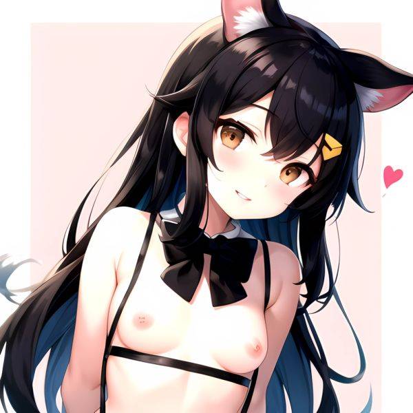 1girl Aardvark Kemono Friends Animal Ears Bare Shoulders Black Bow Black Bowtie Black Hair Bow Bowtie Breasts Brown Eyes Cropped, 2448939093 - AIHentai - aihentai.co on pornsimulated.com