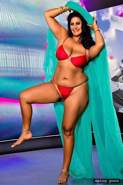 Full body view, curvy body, color photo, performing on stage - spicy.porn on pornsimulated.com