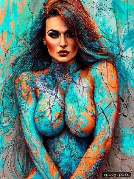 Highly detailed, vibrant, lisa ann, key visual, precise lineart - spicy.porn on pornsimulated.com