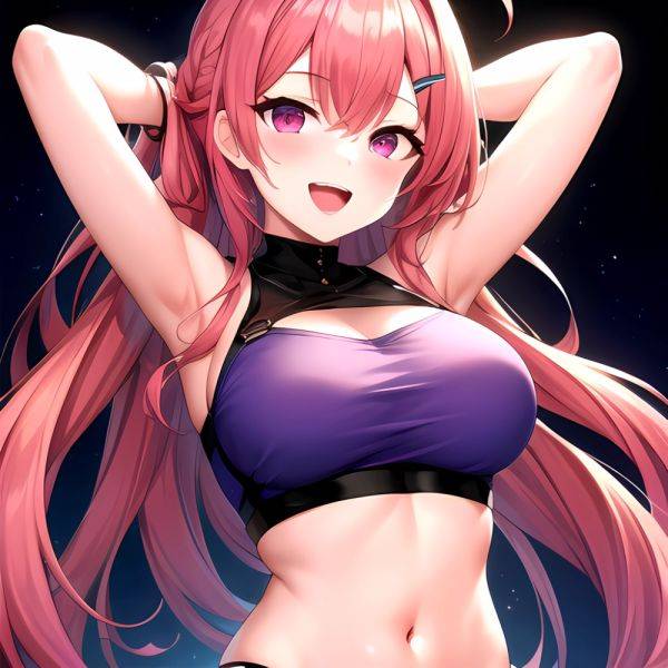 1girl D Absurdres Armpits Arms Behind Head Azur Lane Blush Breasts Bremerton Azur Lane Crop Top Highres Large Breasts Looking, 3755587732 - AIHentai - aihentai.co on pornsimulated.com