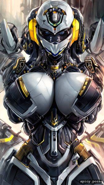 Strong warrior robot, vibrant, intricate, precise lineart, female - spicy.porn on pornsimulated.com
