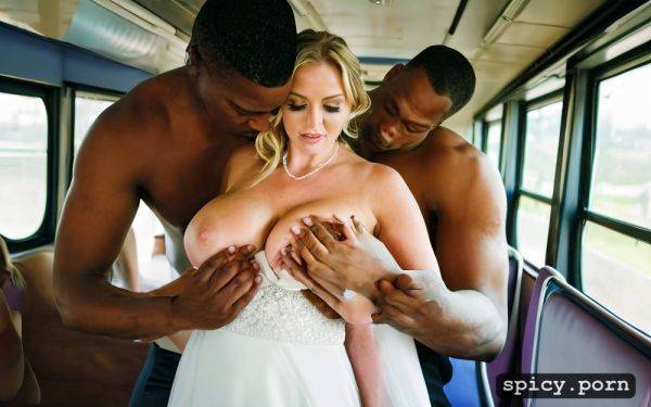Dominant black man, big ass, interracial, thick white thighs with cellulite - spicy.porn on pornsimulated.com