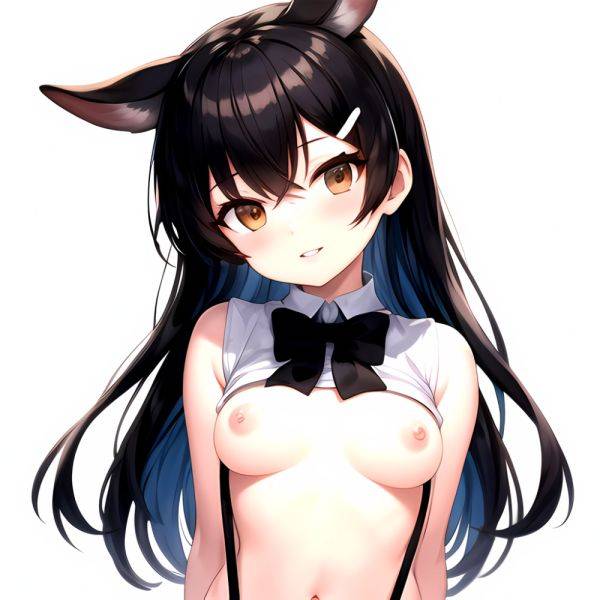 1girl Aardvark Kemono Friends Animal Ears Bare Shoulders Black Bow Black Bowtie Black Hair Bow Bowtie Breasts Brown Eyes Cropped, 1538297247 - AIHentai - aihentai.co on pornsimulated.com