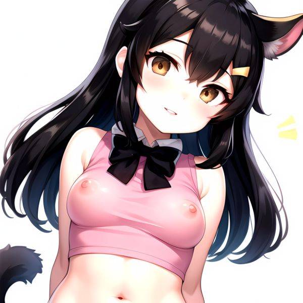 1girl Aardvark Kemono Friends Animal Ears Bare Shoulders Black Bow Black Bowtie Black Hair Bow Bowtie Breasts Brown Eyes Cropped, 561437923 - AIHentai - aihentai.co on pornsimulated.com