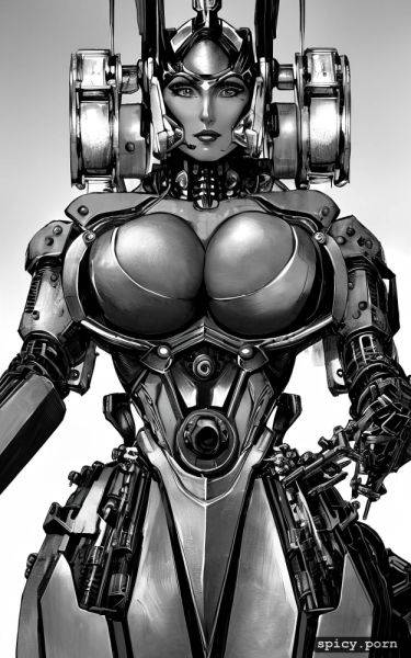 Wearpon, vibrant, mech, busty, breathtaking beauty, centered - spicy.porn on pornsimulated.com