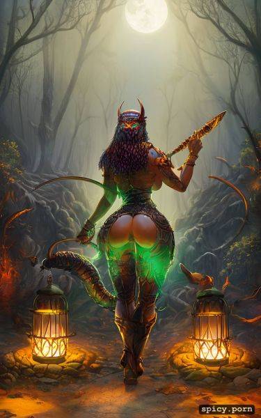 Pleasant, spooky, metalic corset, trees, wizzard, hyper realistic super model woman with perky tits and puffy nipples - spicy.porn on pornsimulated.com